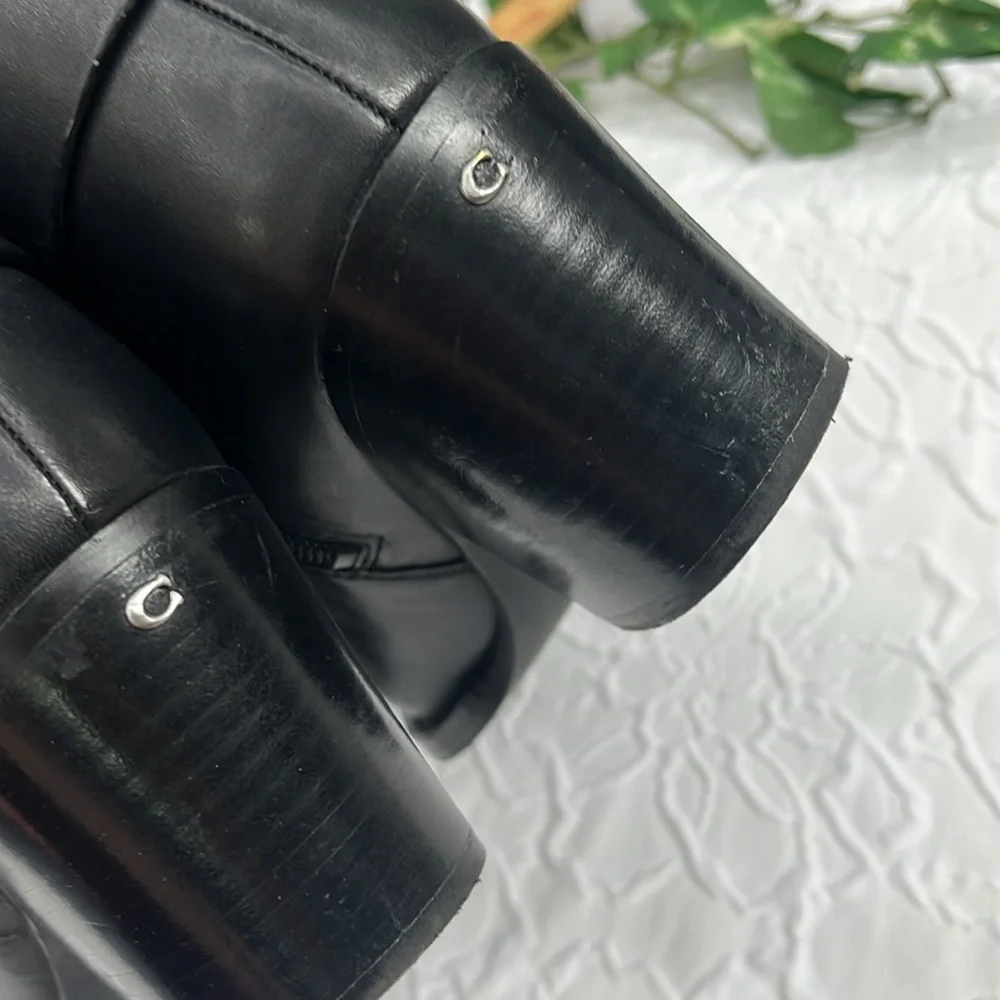 Coach Black Studded Ankle Booties - Picture 10 of 10